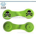 Portable silicone magnetic money clip memo clip holder